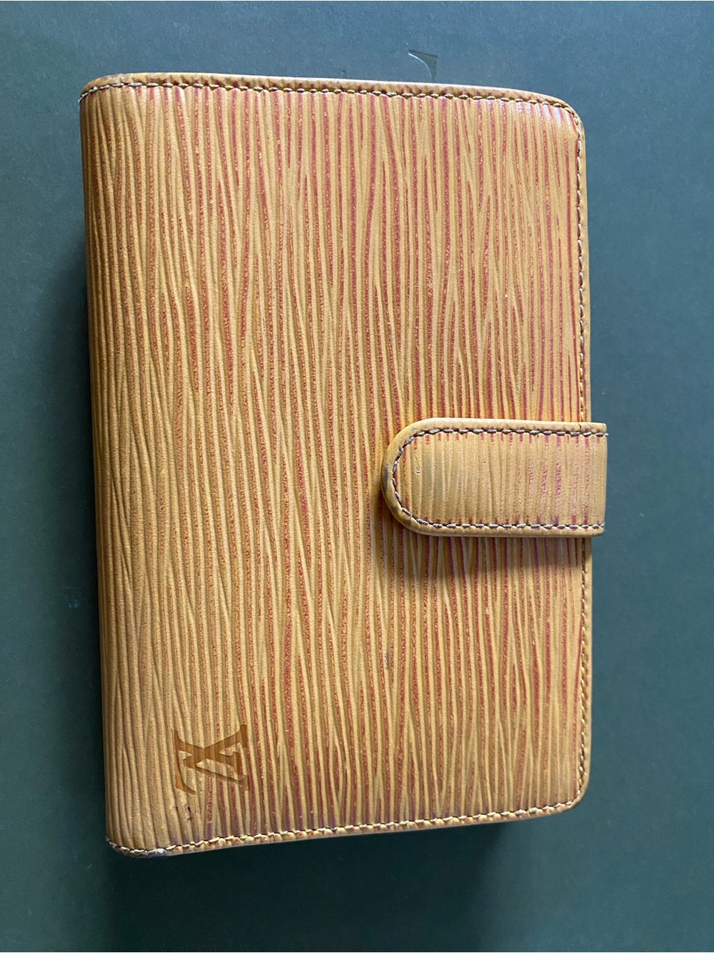 Louis Vuitton Leather Wallet Case in Yellow